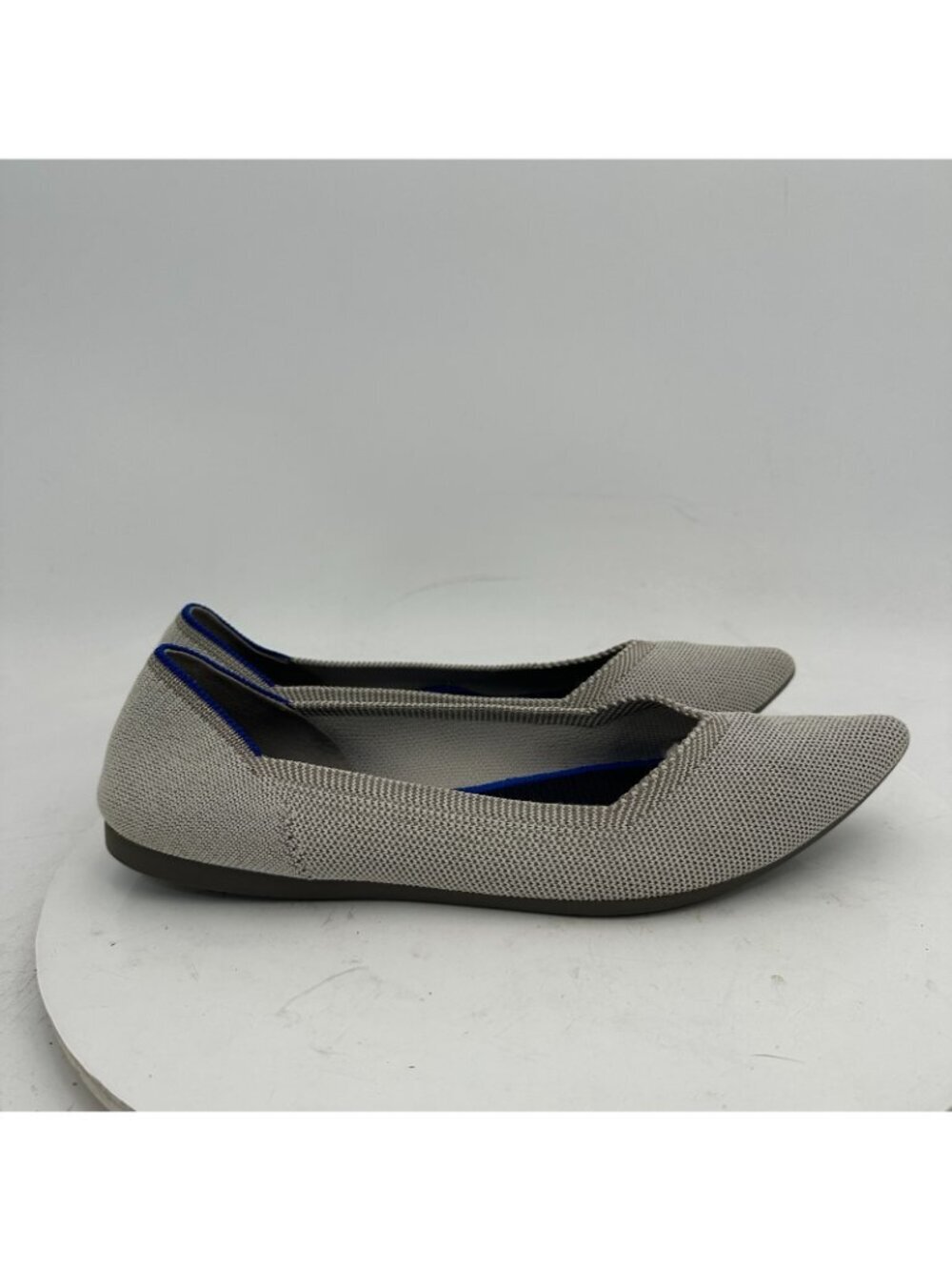 Rothy’s The Point Women Size 10 Grey Ballet Flat Slip On Loafer Comfort Shoes - Picture 4 of 11